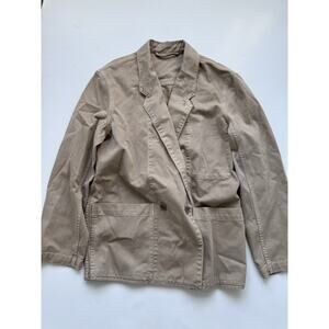 LEMAIRE Oversized Workwear Blazer Natural Beige Small Unisex